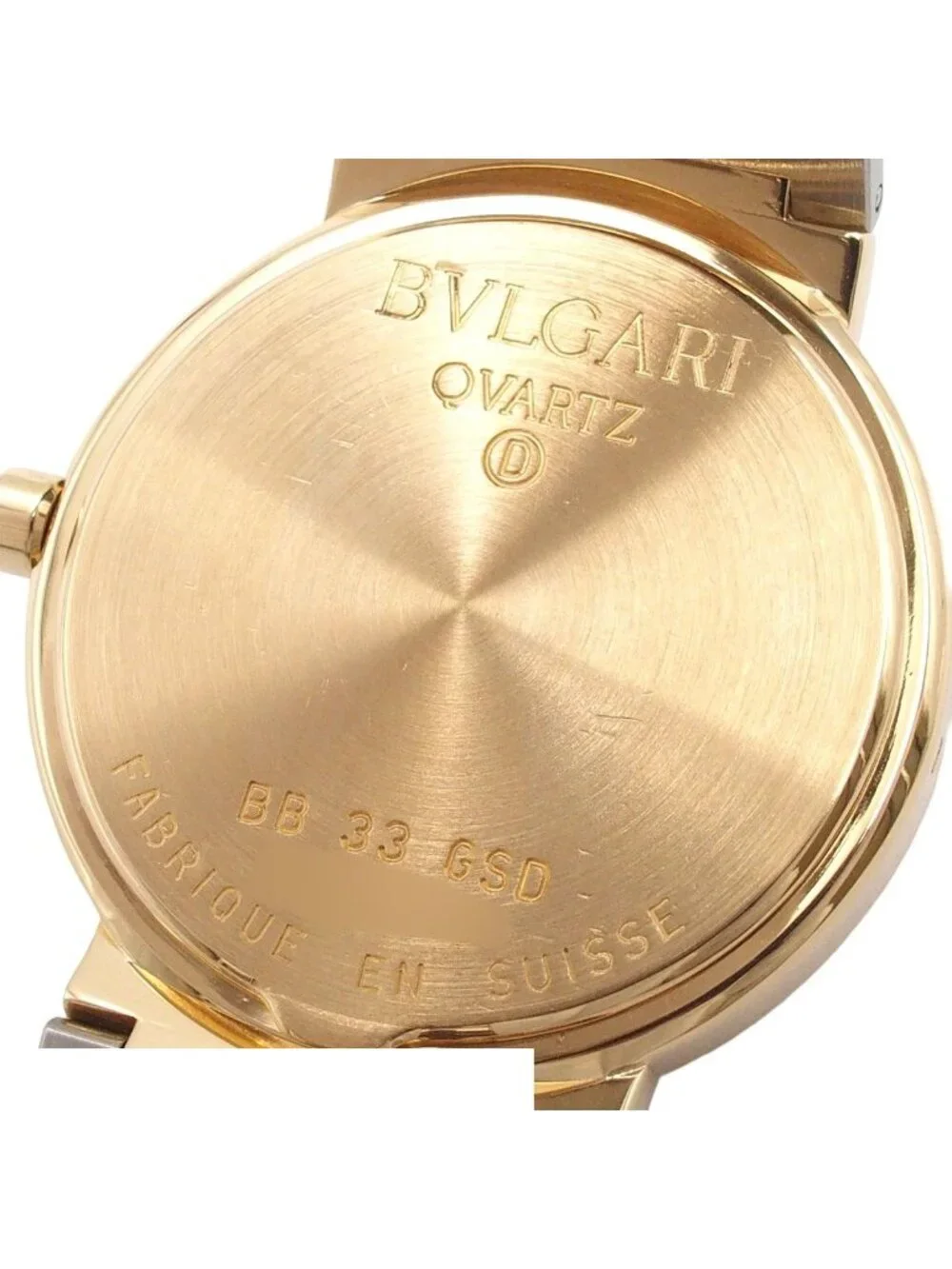Bvlgari Black 18K Yellow Gold SS Watch Quartz